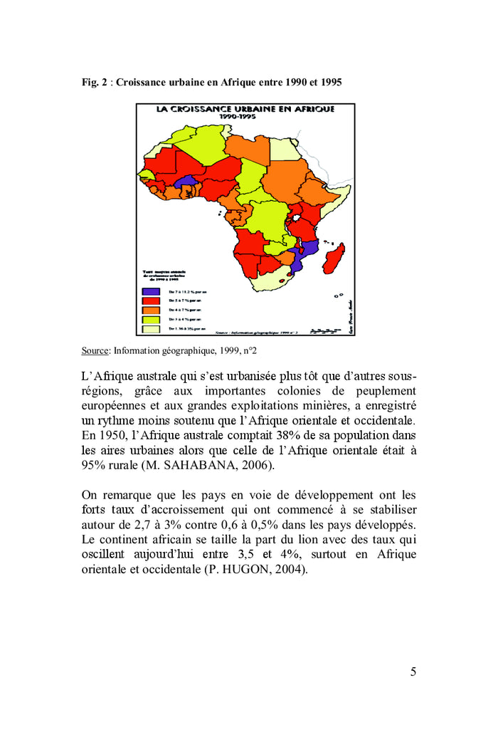 Les difficultes de mobilite dans les villes d'Afrique sub-saharienne