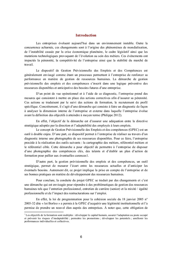 La GPEC dans une PME