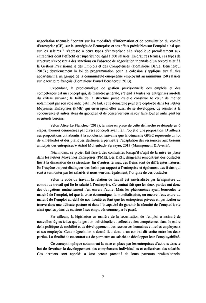 La GPEC dans une PME