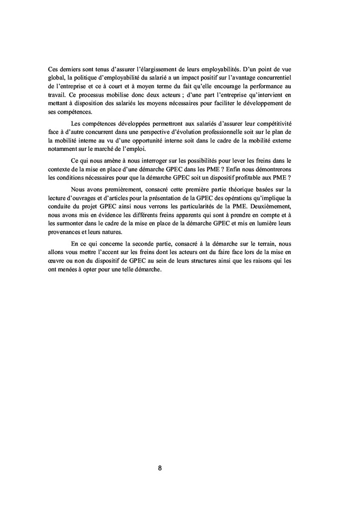 La GPEC dans une PME