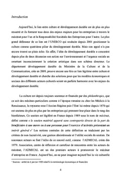 Le Mecenat et la Responsabilite Societales des entreprises (RSe)