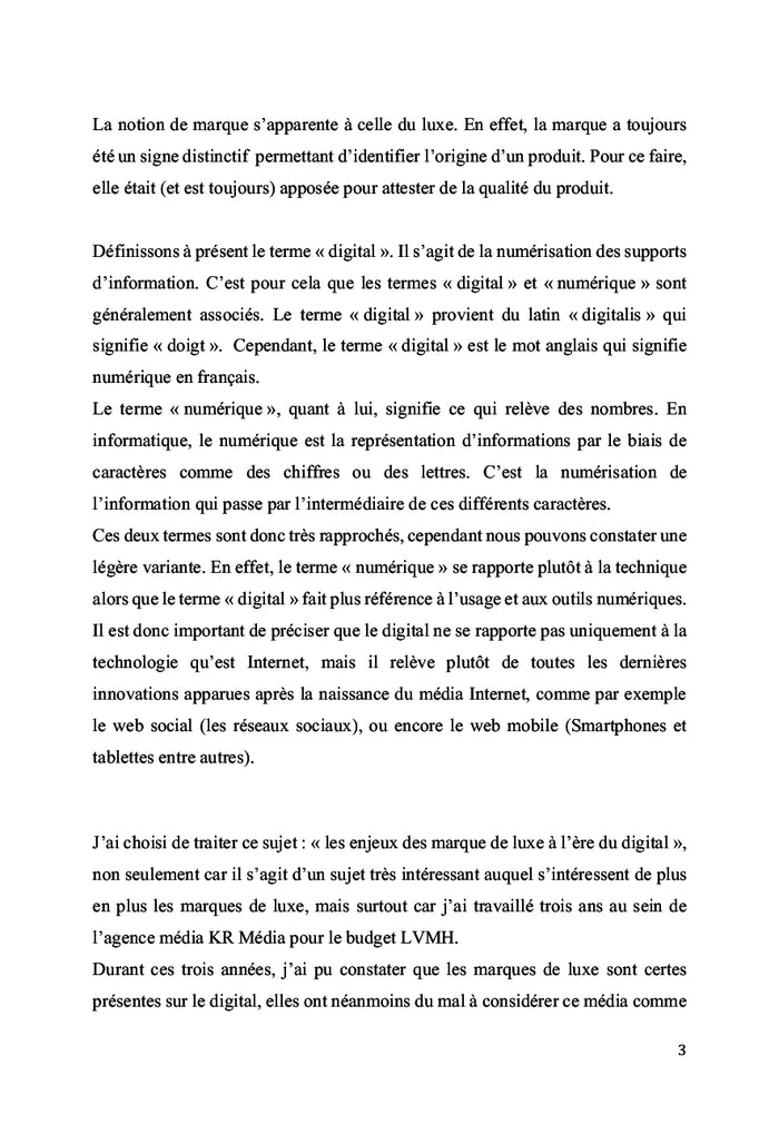 Les enjeux des marques de luxe à l'ère du digital