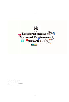 Le recrutement au Maroc et L' avènement du web 2.0