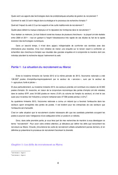 Le recrutement au Maroc et L' avènement du web 2.0