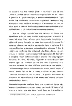 Kä Mana et les Huit Révolutions Indispensables au Congo et en Afrique