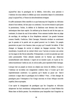 Kä Mana et les Huit Révolutions Indispensables au Congo et en Afrique