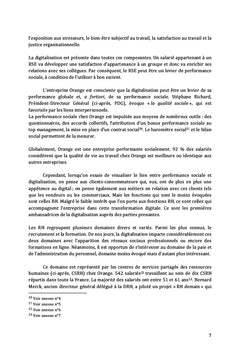 Performance sociale et digitalisation au sein des fonctions RH