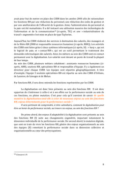 Performance sociale et digitalisation au sein des fonctions RH
