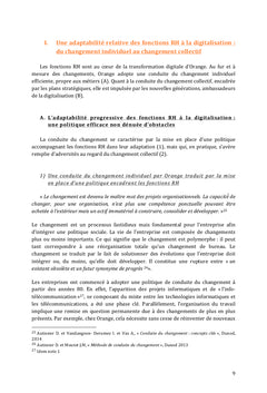 Performance sociale et digitalisation au sein des fonctions RH