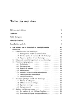 Protocoles de vote électronique basés sur le partage de secret