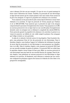 Protocoles de vote électronique basés sur le partage de secret