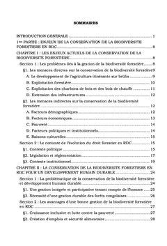Le droit international de l'environnement face aux enjeux liés à la conservation de la biodiversité