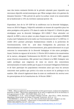 Le droit international de l'environnement face aux enjeux liés à la conservation de la biodiversité
