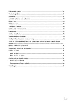 Système de contrôle des appels basé sur le protocole SIP