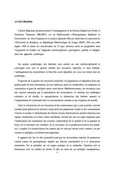 Gestion durable de Tetracarpidium conophorum dans le bassin du Congo
