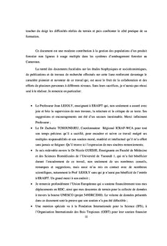 Gestion durable de Tetracarpidium conophorum dans le bassin du Congo
