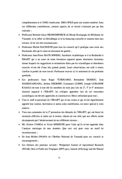 Gestion durable de Tetracarpidium conophorum dans le bassin du Congo
