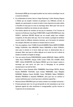 Gestion durable de Tetracarpidium conophorum dans le bassin du Congo