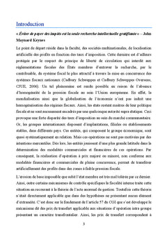 Prix de transfert et aide d'Etat : les liaisons dangereuses