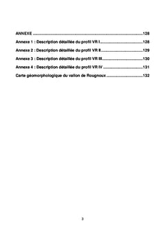 Les fluctuations glaciaires dans le vallon de Rougnoux