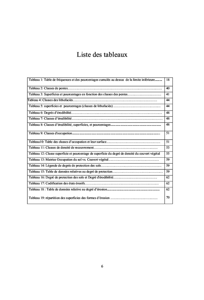 Cartographie Erosion Hydrique Bassin Versant Oued Taza (PAP/CAR)