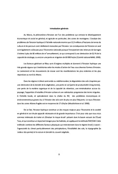 Cartographie Erosion Hydrique Bassin Versant Oued Taza (PAP/CAR)