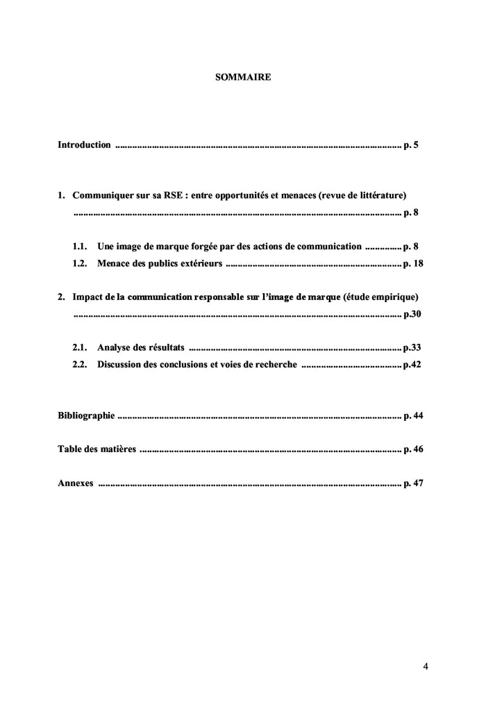 L'impact de la RSe sur l'image de marque