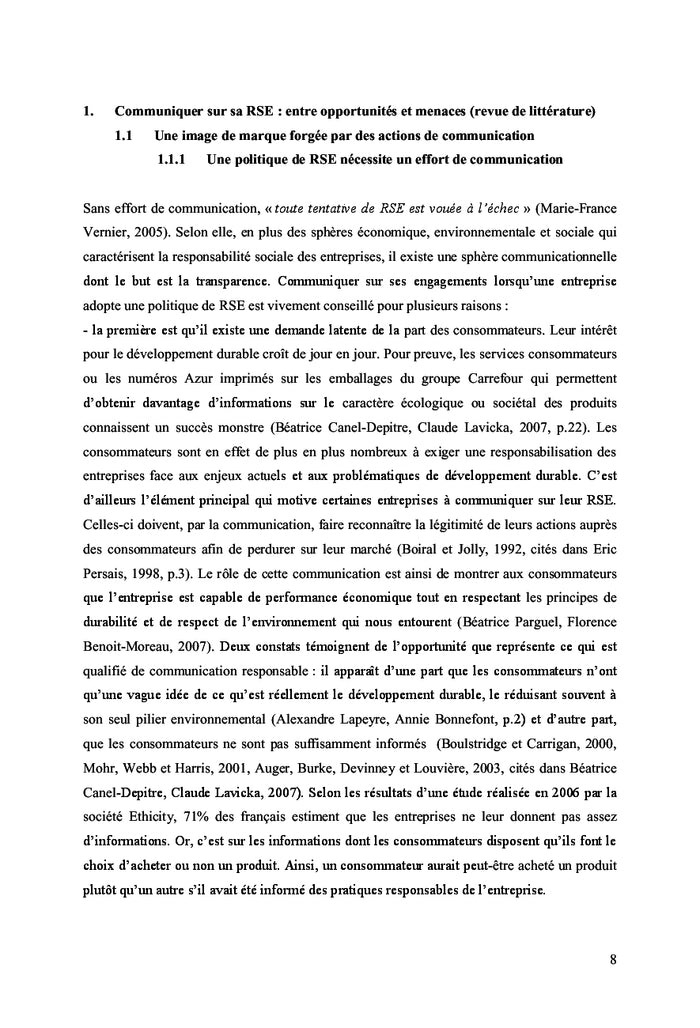 L'impact de la RSe sur l'image de marque