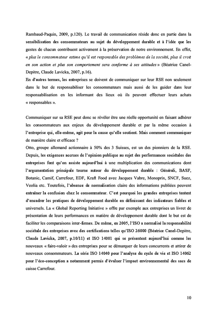 L'impact de la RSe sur l'image de marque