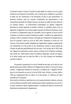 L'egyptomanie dans les créations scéniques entre 1860 et 1890