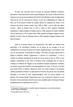 L'egyptomanie dans les créations scéniques entre 1860 et 1890