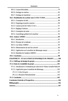 Conception et réalisation d'une machine de traitement des câbles