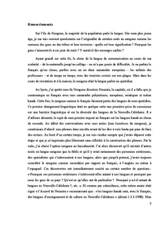 Le nengone : phonologie et éléments de syntaxe
