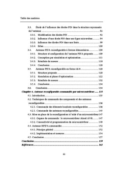 Antenne reconfigurable pour la radio cognitive