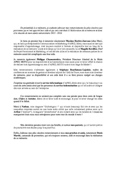 L'e-Réputation, Déterminants et Impact