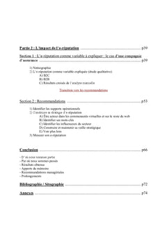 L'e-Réputation, Déterminants et Impact