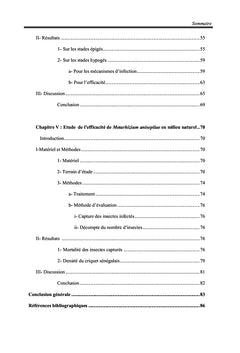 Dynamique des populations du criquet sénégalais et lutte biologique