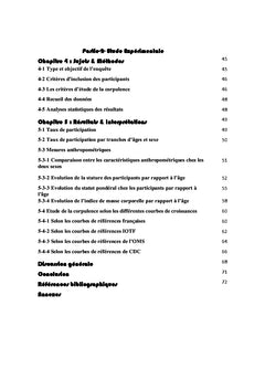 La corpulence des enfants et des adolescents dans l'ouest algerien