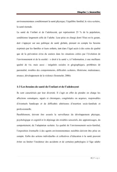 La corpulence des enfants et des adolescents dans l'ouest algerien