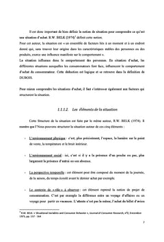 L'effet des situations d'achat sur le consentement A payer