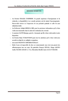 Les situations d'exclusivite en droit des suretes dans l'espace OHADA