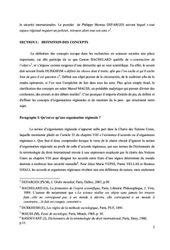 Les organisations régionales dans le maintien de la paix