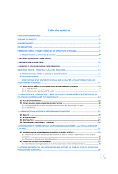 Plan d'action participation PME aux programmes europeens de R&D