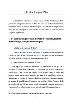 Deuil et environnement professionnel