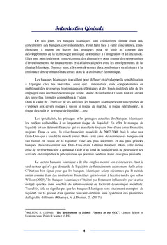 Gestion du risque de la liquidité des banques islamiques