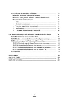 Representation de l'Intelligence economique - la France et la Chine