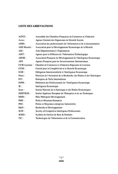 Representation de l'Intelligence economique - la France et la Chine