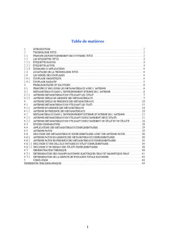 Conception des antennes en métamatériaux pour des applications RFID