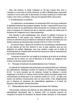 Conception des antennes en métamatériaux pour des applications RFID