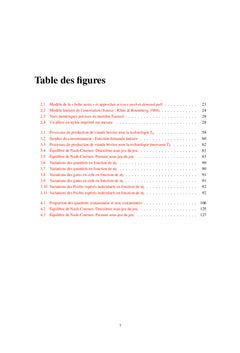 Consequences du risque de recherche & developpement essais theoriques